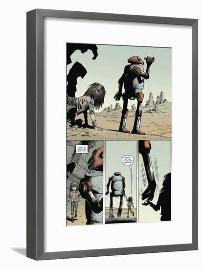 Zombies vs. Robots: Volume 1 - Comic Page with Panels-Val Mayerik-Framed Art Print