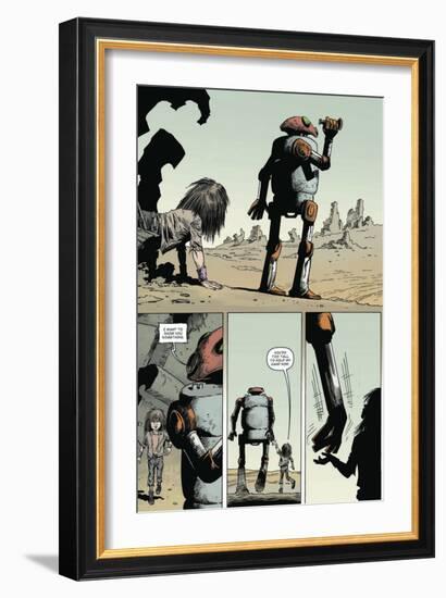 Zombies vs. Robots: Volume 1 - Comic Page with Panels-Val Mayerik-Framed Art Print