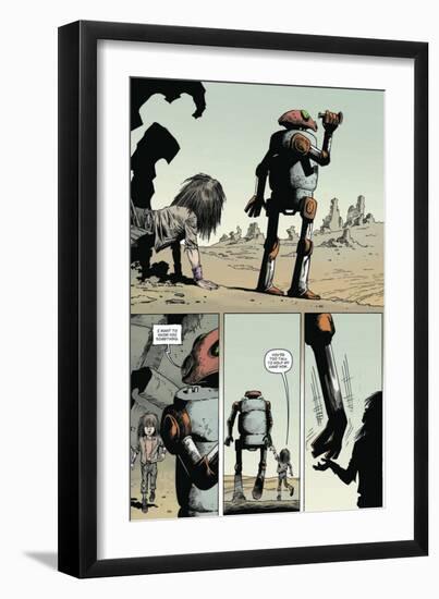 Zombies vs. Robots: Volume 1 - Comic Page with Panels-Val Mayerik-Framed Premium Giclee Print