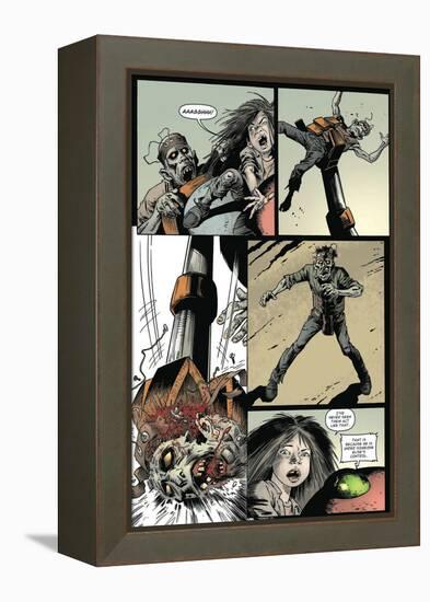 Zombies vs. Robots: Volume 1 - Comic Page with Panels-Val Mayerik-Framed Stretched Canvas