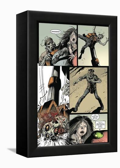 Zombies vs. Robots: Volume 1 - Comic Page with Panels-Val Mayerik-Framed Stretched Canvas