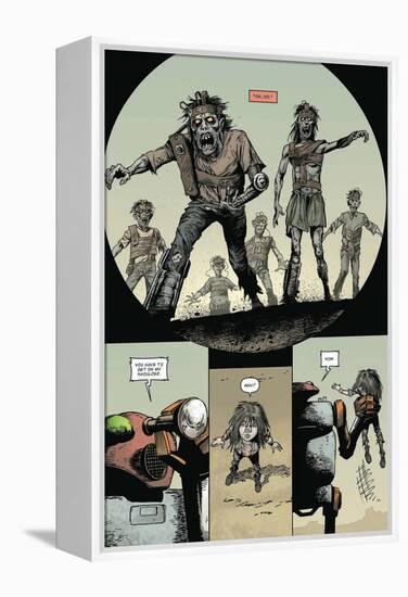 Zombies vs. Robots: Volume 1 - Comic Page with Panels-Val Mayerik-Framed Stretched Canvas