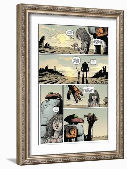 Zombies vs. Robots: Volume 1 - Comic Page with Panels-Val Mayerik-Framed Art Print