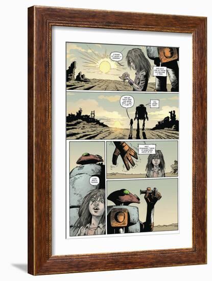 Zombies vs. Robots: Volume 1 - Comic Page with Panels-Val Mayerik-Framed Art Print