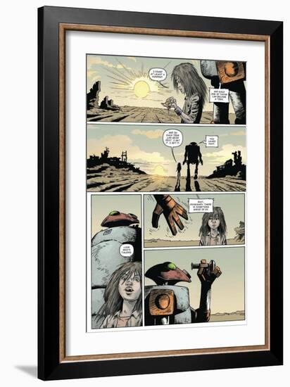 Zombies vs. Robots: Volume 1 - Comic Page with Panels-Val Mayerik-Framed Art Print