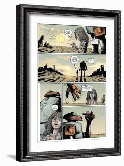 Zombies vs. Robots: Volume 1 - Comic Page with Panels-Val Mayerik-Framed Art Print