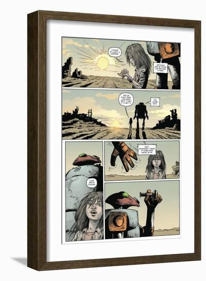 Zombies vs. Robots: Volume 1 - Comic Page with Panels-Val Mayerik-Framed Premium Giclee Print