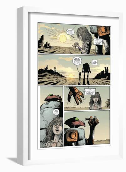 Zombies vs. Robots: Volume 1 - Comic Page with Panels-Val Mayerik-Framed Premium Giclee Print