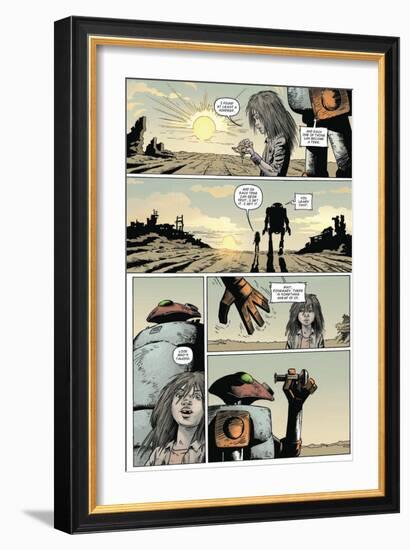 Zombies vs. Robots: Volume 1 - Comic Page with Panels-Val Mayerik-Framed Premium Giclee Print