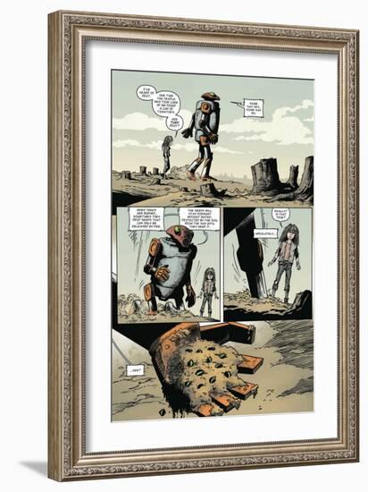 Zombies vs. Robots: Volume 1 - Comic Page with Panels-Val Mayerik-Framed Art Print