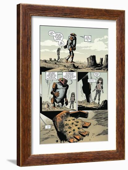 Zombies vs. Robots: Volume 1 - Comic Page with Panels-Val Mayerik-Framed Art Print