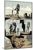 Zombies vs. Robots: Volume 1 - Comic Page with Panels-Val Mayerik-Mounted Art Print