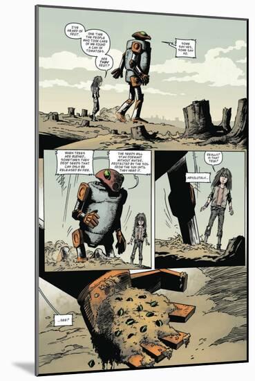 Zombies vs. Robots: Volume 1 - Comic Page with Panels-Val Mayerik-Mounted Art Print