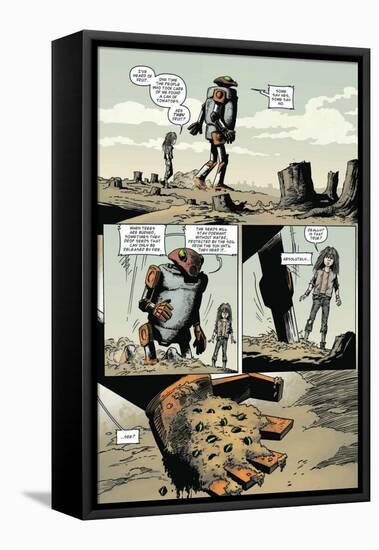 Zombies vs. Robots: Volume 1 - Comic Page with Panels-Val Mayerik-Framed Stretched Canvas