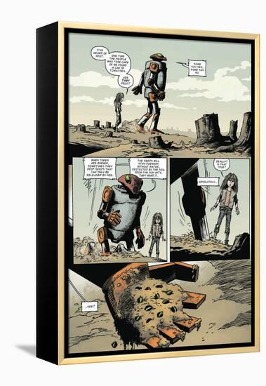 Zombies vs. Robots: Volume 1 - Comic Page with Panels-Val Mayerik-Framed Stretched Canvas