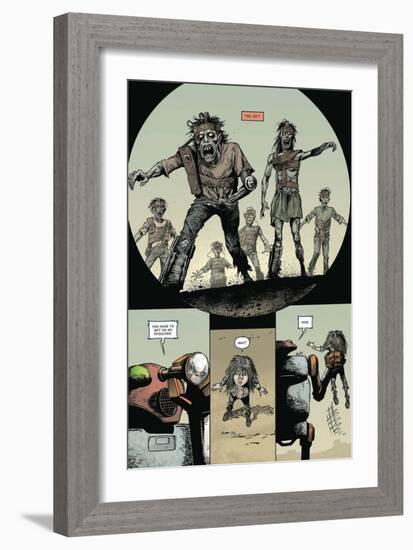 Zombies vs. Robots: Volume 1 - Comic Page with Panels-Val Mayerik-Framed Art Print