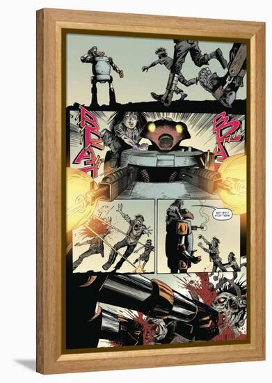 Zombies vs. Robots: Volume 1 - Comic Page with Panels-Val Mayerik-Framed Stretched Canvas