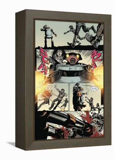 Zombies vs. Robots: Volume 1 - Comic Page with Panels-Val Mayerik-Framed Stretched Canvas