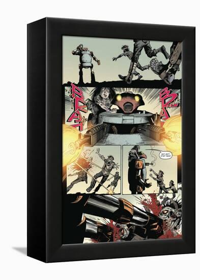 Zombies vs. Robots: Volume 1 - Comic Page with Panels-Val Mayerik-Framed Stretched Canvas