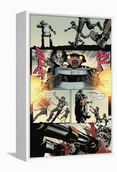 Zombies vs. Robots: Volume 1 - Comic Page with Panels-Val Mayerik-Framed Stretched Canvas