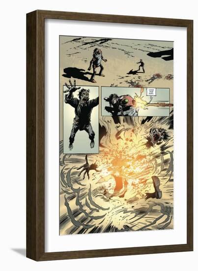 Zombies vs. Robots: Volume 1 - Comic Page with Panels-Val Mayerik-Framed Premium Giclee Print