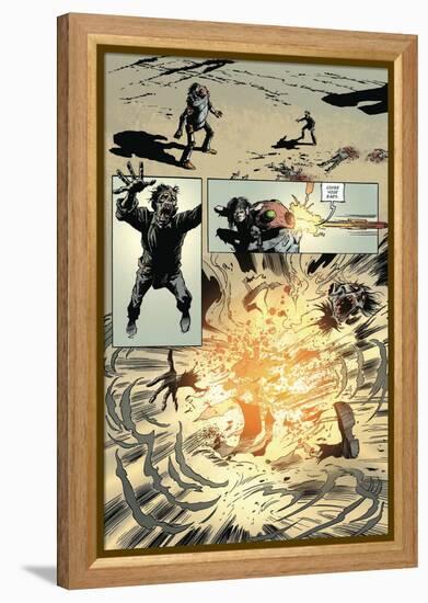 Zombies vs. Robots: Volume 1 - Comic Page with Panels-Val Mayerik-Framed Stretched Canvas