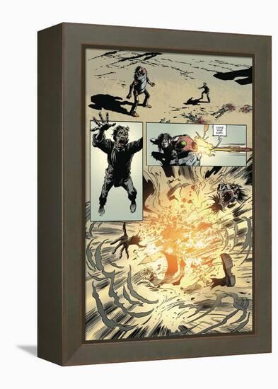 Zombies vs. Robots: Volume 1 - Comic Page with Panels-Val Mayerik-Framed Stretched Canvas