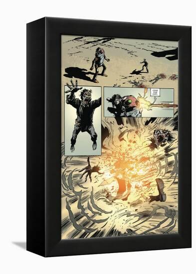 Zombies vs. Robots: Volume 1 - Comic Page with Panels-Val Mayerik-Framed Stretched Canvas