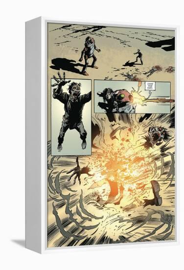 Zombies vs. Robots: Volume 1 - Comic Page with Panels-Val Mayerik-Framed Stretched Canvas