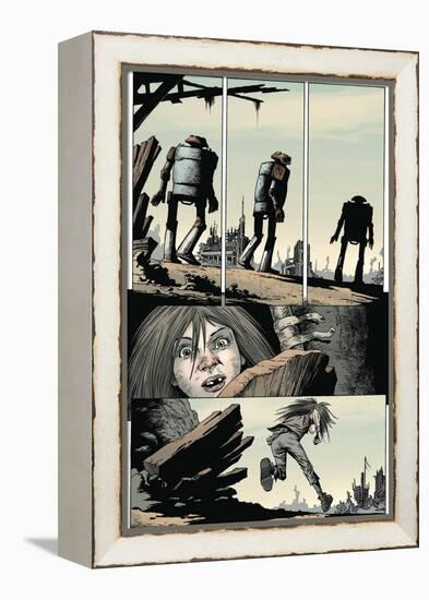 Zombies vs. Robots: Volume 1 - Comic Page with Panels-Val Mayerik-Framed Stretched Canvas