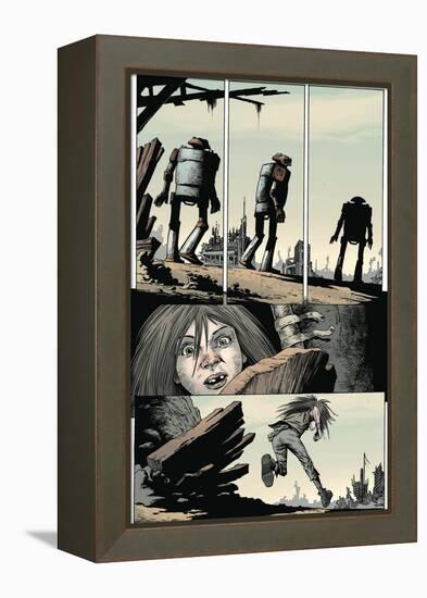 Zombies vs. Robots: Volume 1 - Comic Page with Panels-Val Mayerik-Framed Stretched Canvas