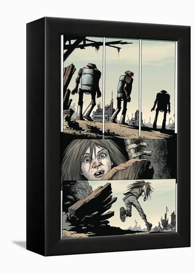 Zombies vs. Robots: Volume 1 - Comic Page with Panels-Val Mayerik-Framed Stretched Canvas