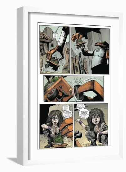 Zombies vs. Robots: Volume 1 - Comic Page with Panels-Val Mayerik-Framed Premium Giclee Print