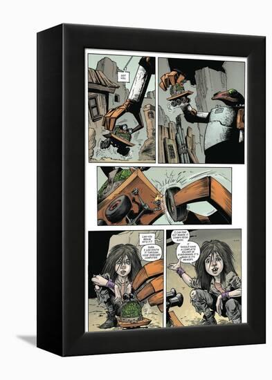 Zombies vs. Robots: Volume 1 - Comic Page with Panels-Val Mayerik-Framed Stretched Canvas