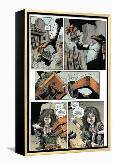 Zombies vs. Robots: Volume 1 - Comic Page with Panels-Val Mayerik-Framed Stretched Canvas