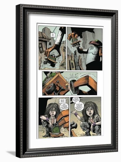 Zombies vs. Robots: Volume 1 - Comic Page with Panels-Val Mayerik-Framed Art Print