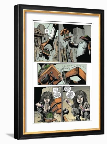 Zombies vs. Robots: Volume 1 - Comic Page with Panels-Val Mayerik-Framed Art Print