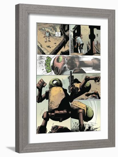 Zombies vs. Robots: Volume 1 - Comic Page with Panels-Val Mayerik-Framed Art Print