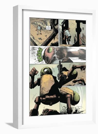 Zombies vs. Robots: Volume 1 - Comic Page with Panels-Val Mayerik-Framed Art Print