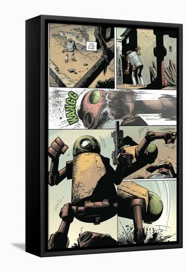 Zombies vs. Robots: Volume 1 - Comic Page with Panels-Val Mayerik-Framed Stretched Canvas