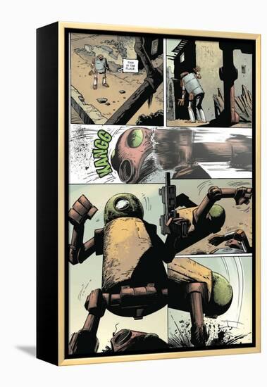 Zombies vs. Robots: Volume 1 - Comic Page with Panels-Val Mayerik-Framed Stretched Canvas