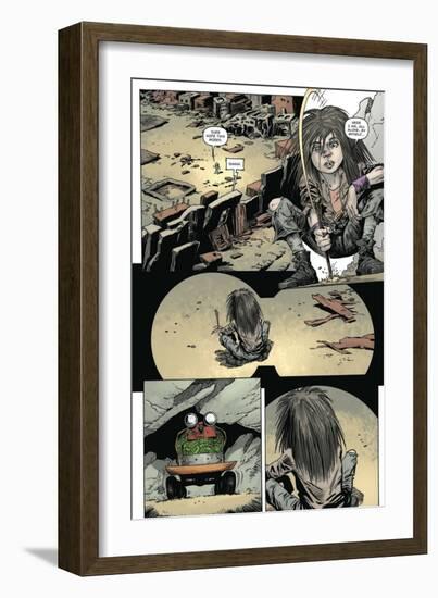 Zombies vs. Robots: Volume 1 - Comic Page with Panels-Val Mayerik-Framed Premium Giclee Print