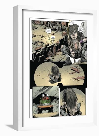 Zombies vs. Robots: Volume 1 - Comic Page with Panels-Val Mayerik-Framed Premium Giclee Print