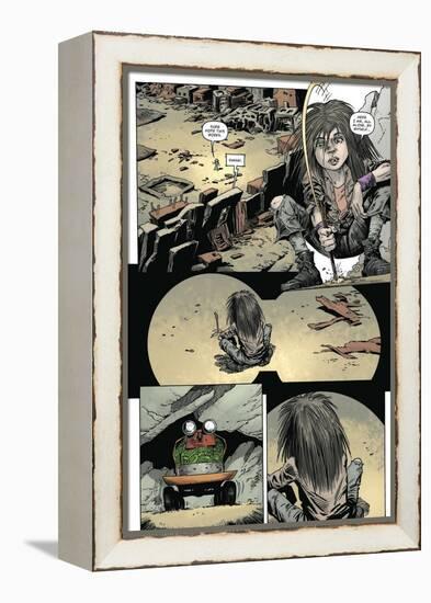 Zombies vs. Robots: Volume 1 - Comic Page with Panels-Val Mayerik-Framed Stretched Canvas