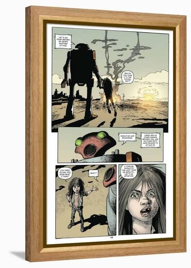 Zombies vs. Robots: Volume 1 - Comic Page with Panels-Val Mayerik-Framed Stretched Canvas