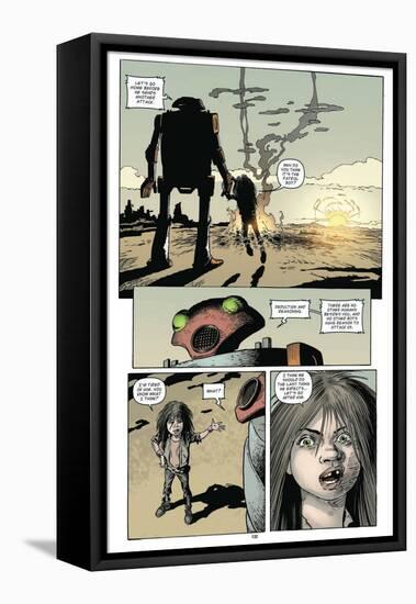 Zombies vs. Robots: Volume 1 - Comic Page with Panels-Val Mayerik-Framed Stretched Canvas