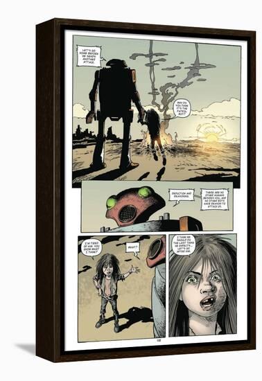 Zombies vs. Robots: Volume 1 - Comic Page with Panels-Val Mayerik-Framed Stretched Canvas