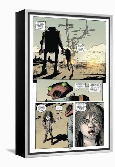 Zombies vs. Robots: Volume 1 - Comic Page with Panels-Val Mayerik-Framed Stretched Canvas