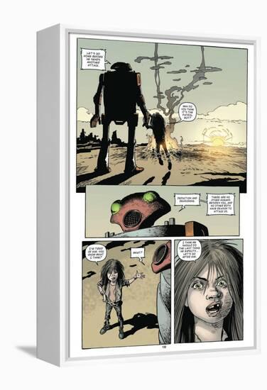 Zombies vs. Robots: Volume 1 - Comic Page with Panels-Val Mayerik-Framed Stretched Canvas