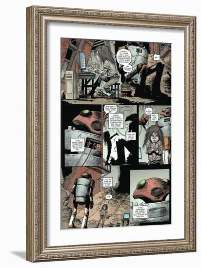 Zombies vs. Robots: Volume 1 - Comic Page with Panels-Val Mayerik-Framed Art Print